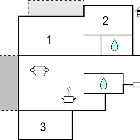 Apartment In With Kitchen Stinjan
